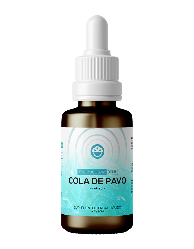 Extracto de Cola de Pavo Trametes versicolor doble extracto triple concentración 3:1 30 ml.