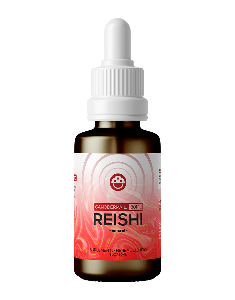 Extracto de Reishi Ganoderma lucidum doble extracto triple concentración 3:1 30 ml.